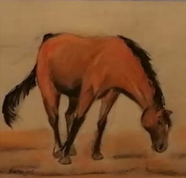 Pferd Pastell